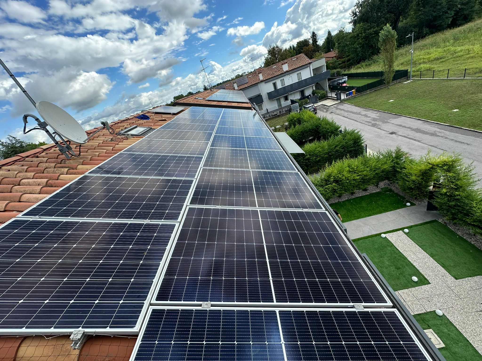 Impianto fotovoltaico installato